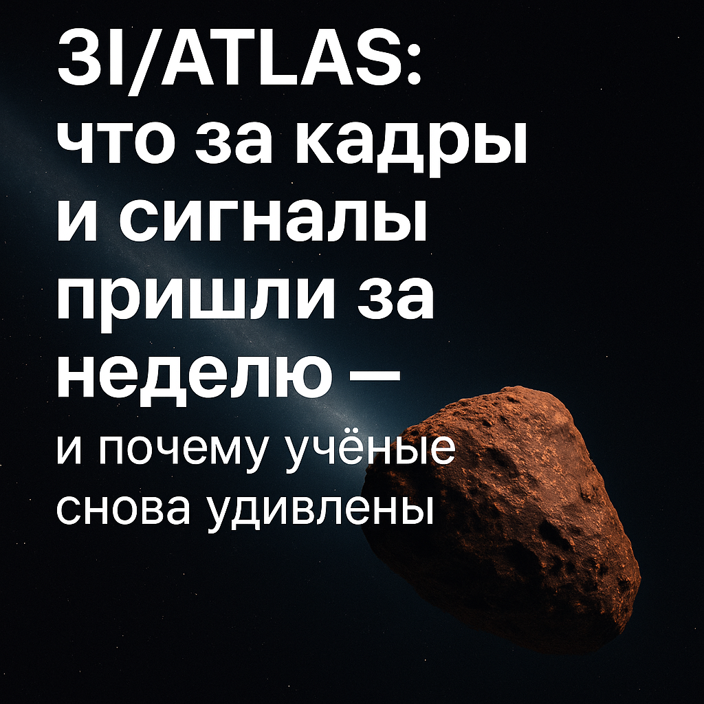 Что нового произошло с 3I/ATLAS