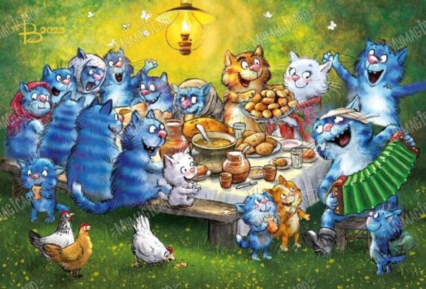 очароватлеьные коты Рины Зенюк