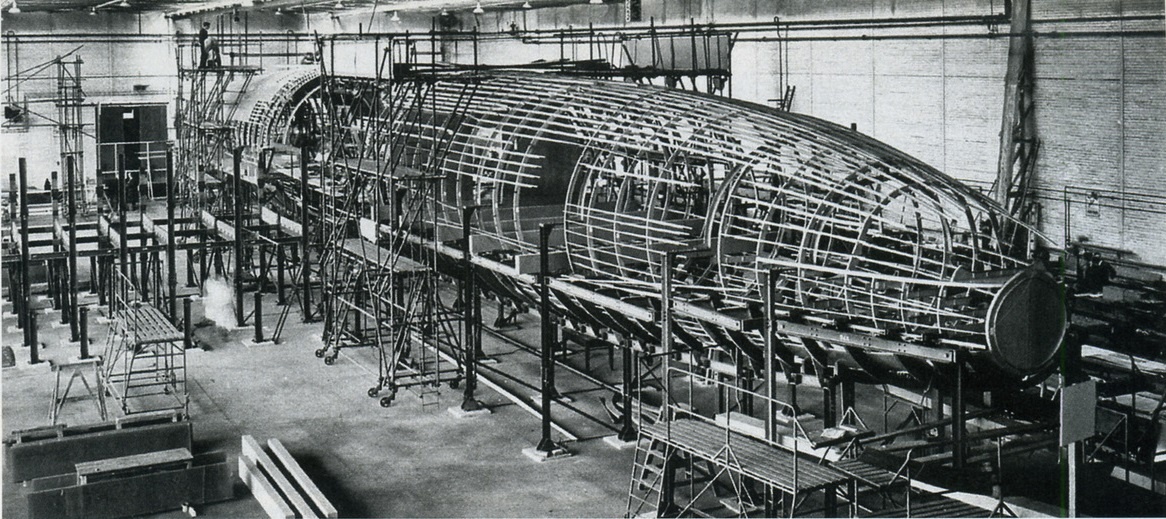 осенью 1945 года началось изготовление единственного самолета Bristol Brabazon Mk.I