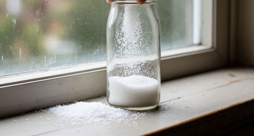    Бабушка всегда оставляет соль на подоконнике в дождь. Узнал, зачем она это делает — теперь и я так делаю