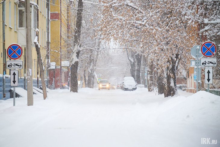 Снежный Иркутск, фото из интернета
