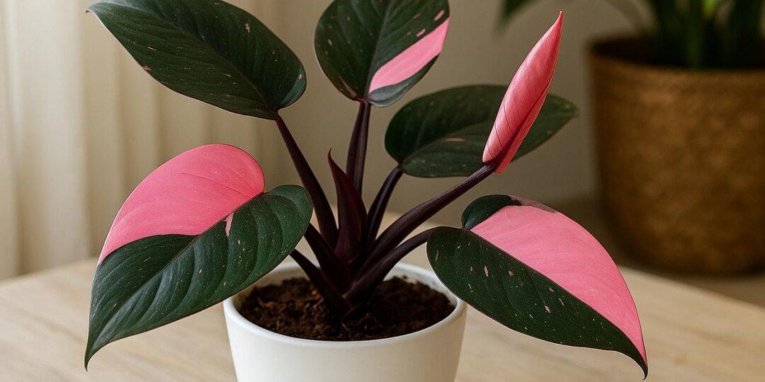 Филодендрон Pink Princess вырастает до двух метров