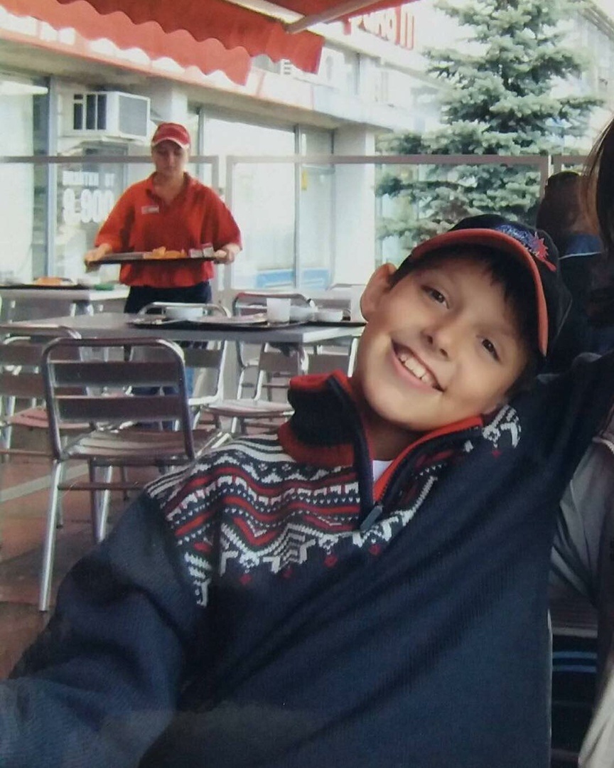 Тима Белорусских в детстве.