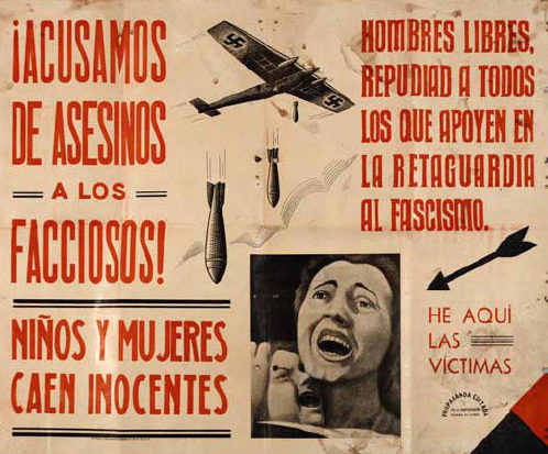 Республиканский плакат, выпущенный после бомбардировки Герники