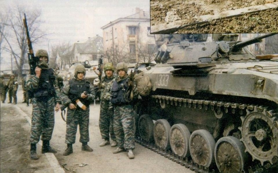 Бойцы новосибирского ОМОНа, период Первой чеченской войны.