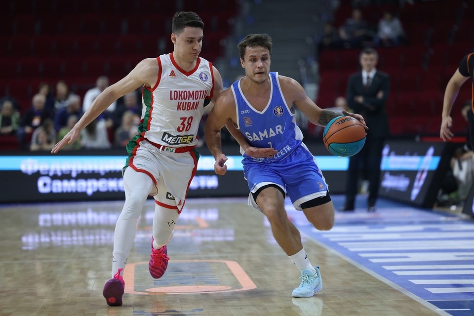    Самарцы хорошо начали матч, но уступили лидерство гостям / Фото: БК "Самара"