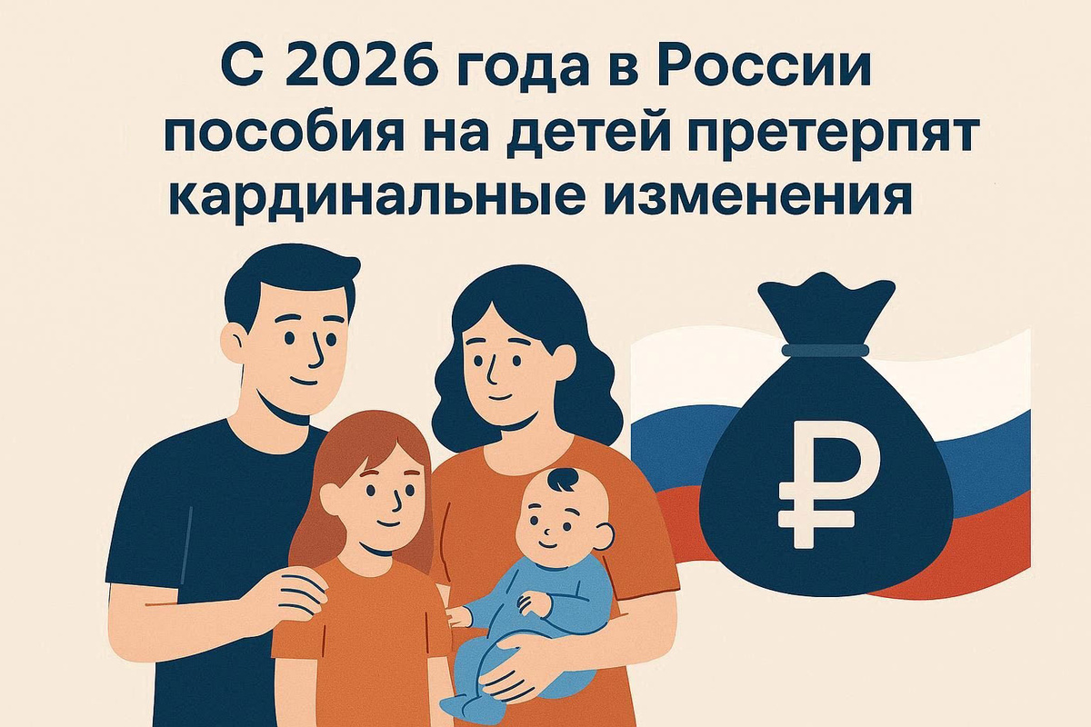 С января 2026 года: как изменятся детские выплаты для российских семей