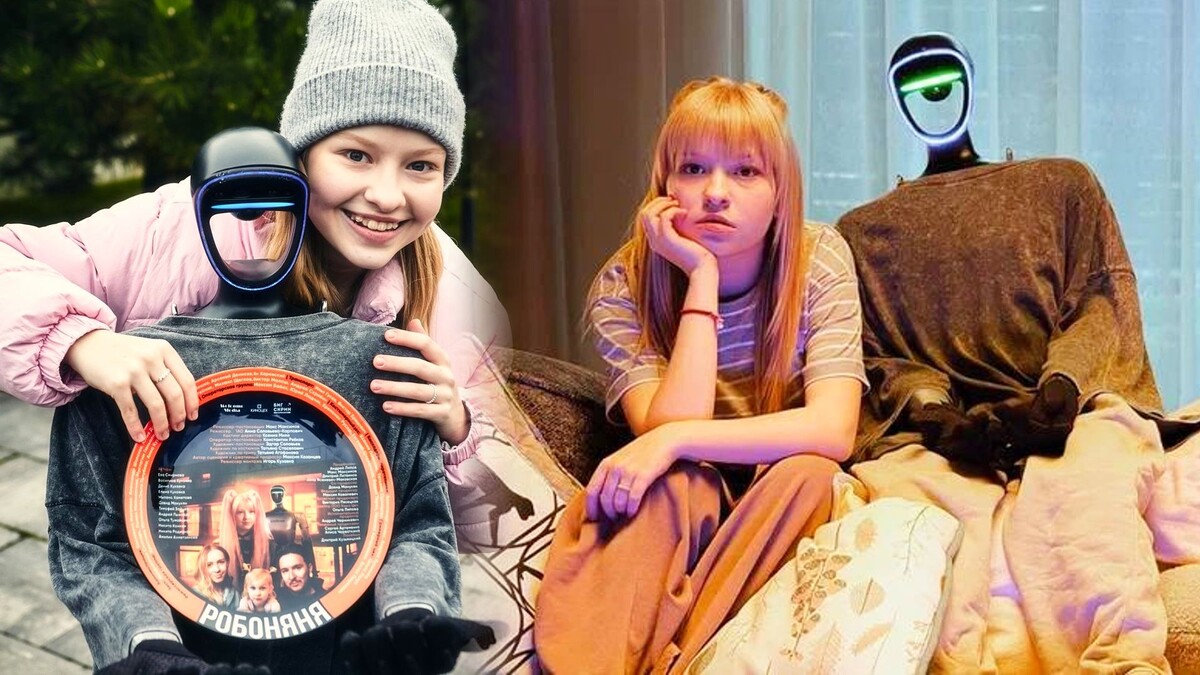    Кадры со съемок фильма "Робоняня"