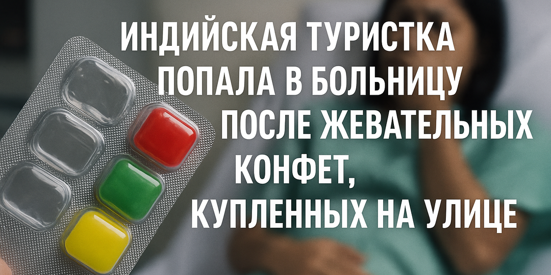 Индийская туристка попала в больницу после жевательных конфет, купленных на улице. Почему это может случиться с каждым