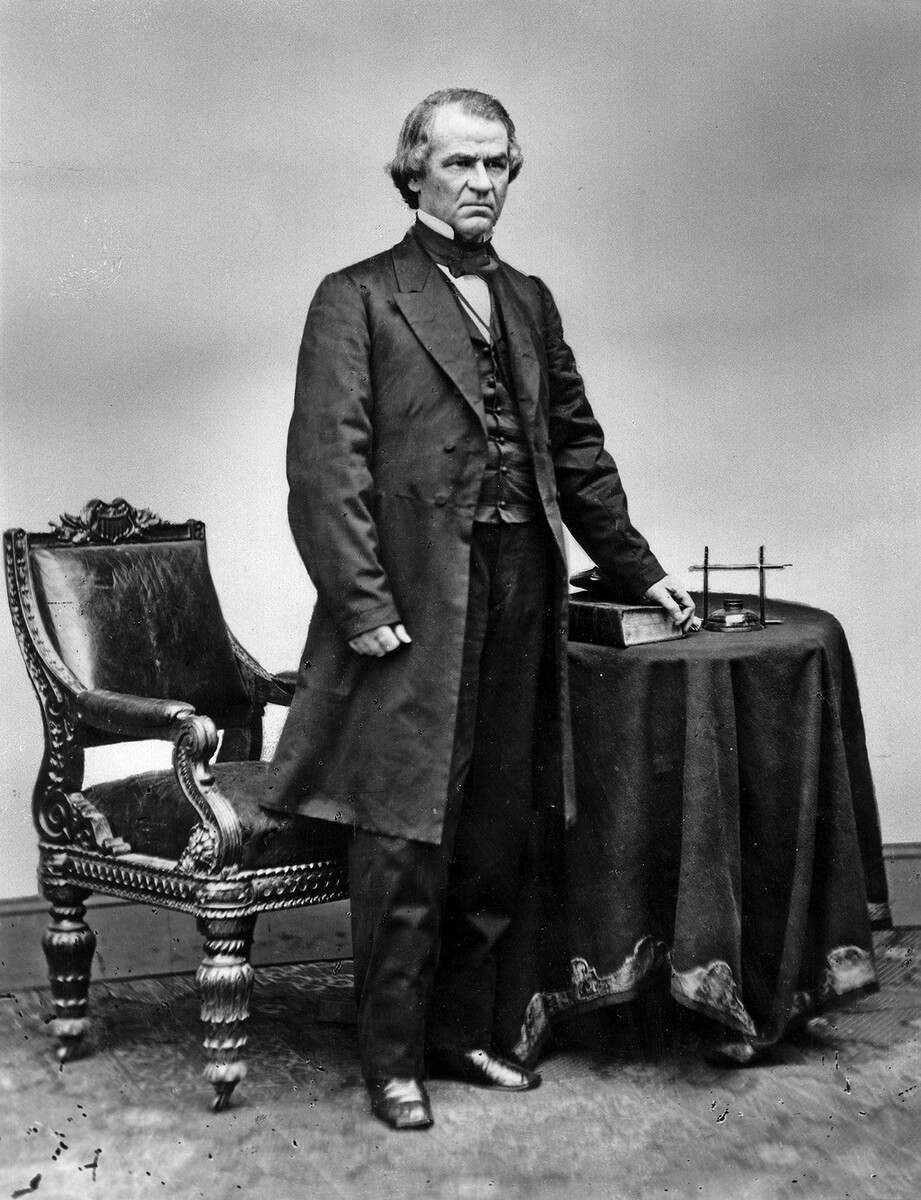 17-й президент США Эндрю Джонсон.
