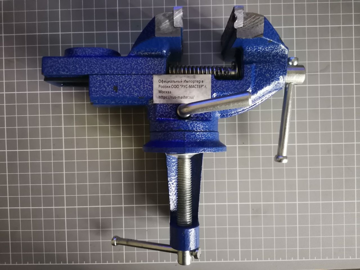 Поворотные тиски с наковальней