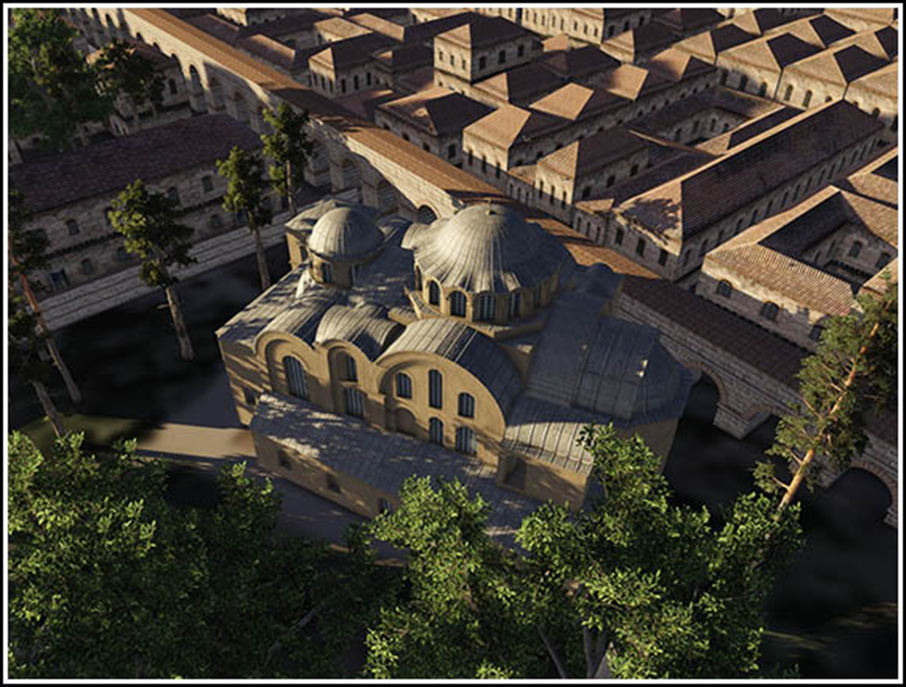 Церковь моннастыря Панагии Кириротиссы. Реконструкция.