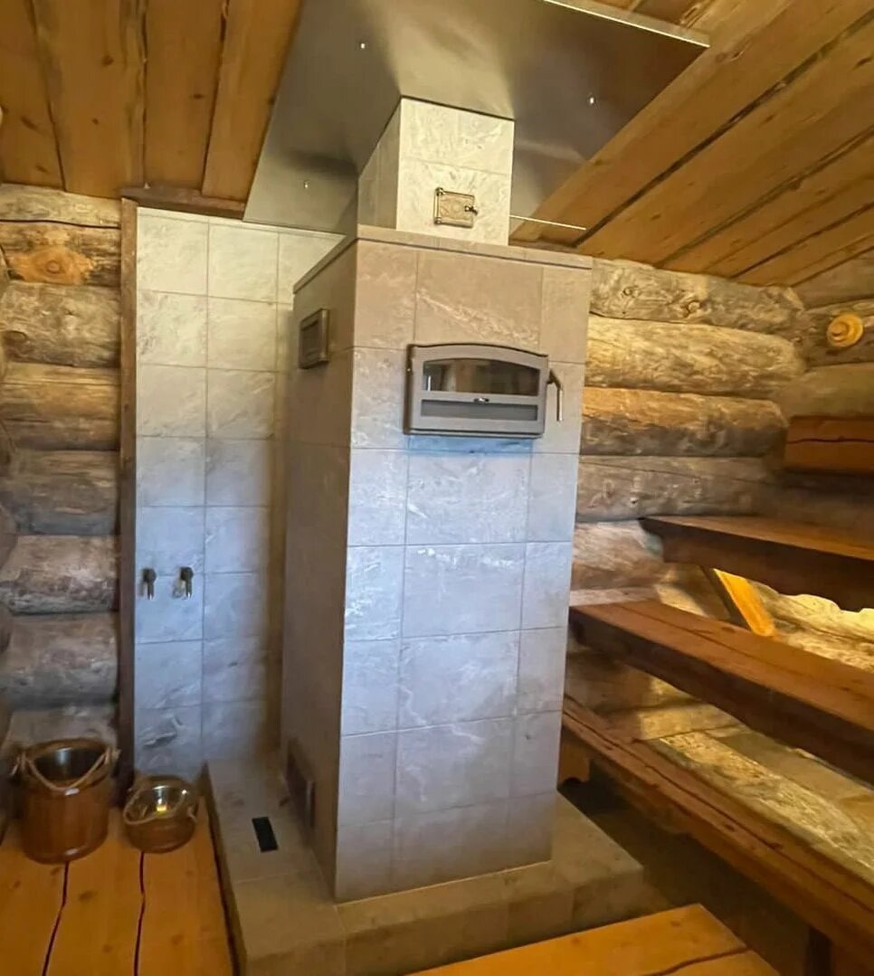 Банная печь из талькомагнезита RUSSTEAM PRO