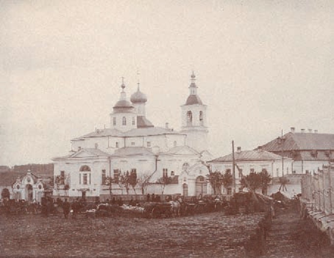 Николаевский монастырь в Арзамасе. Фото начала ХХ века.