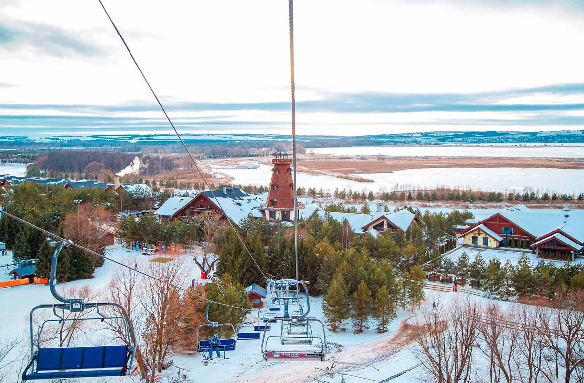 Панорамные виды курорта Свияжские холмы