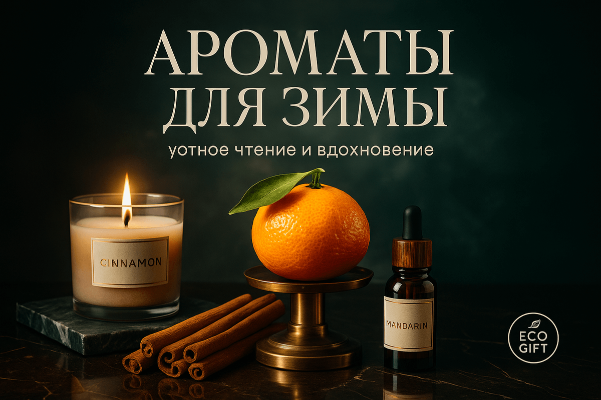    Создайте атмосферу зимнего чтения с ароматами корицы и мандарина Марина Погодина