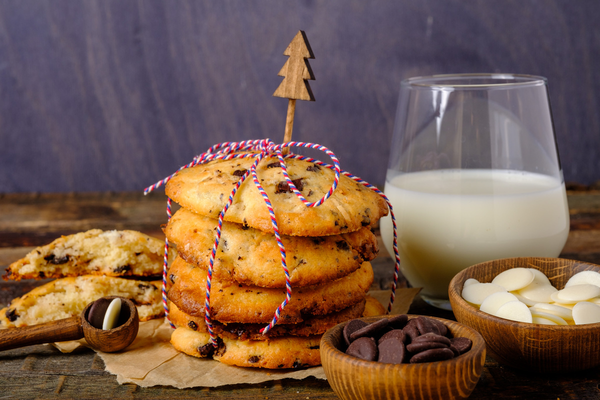 Печенье с шоколадной крошкой