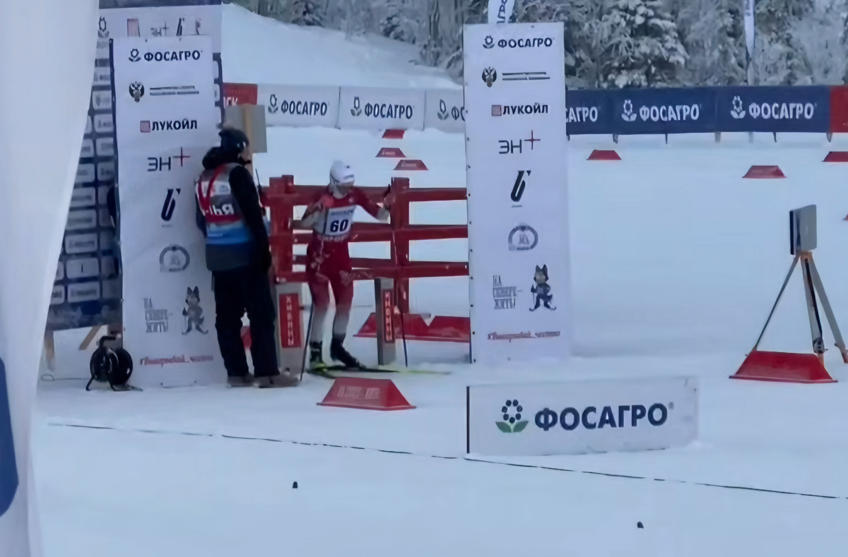 Степанова на старте