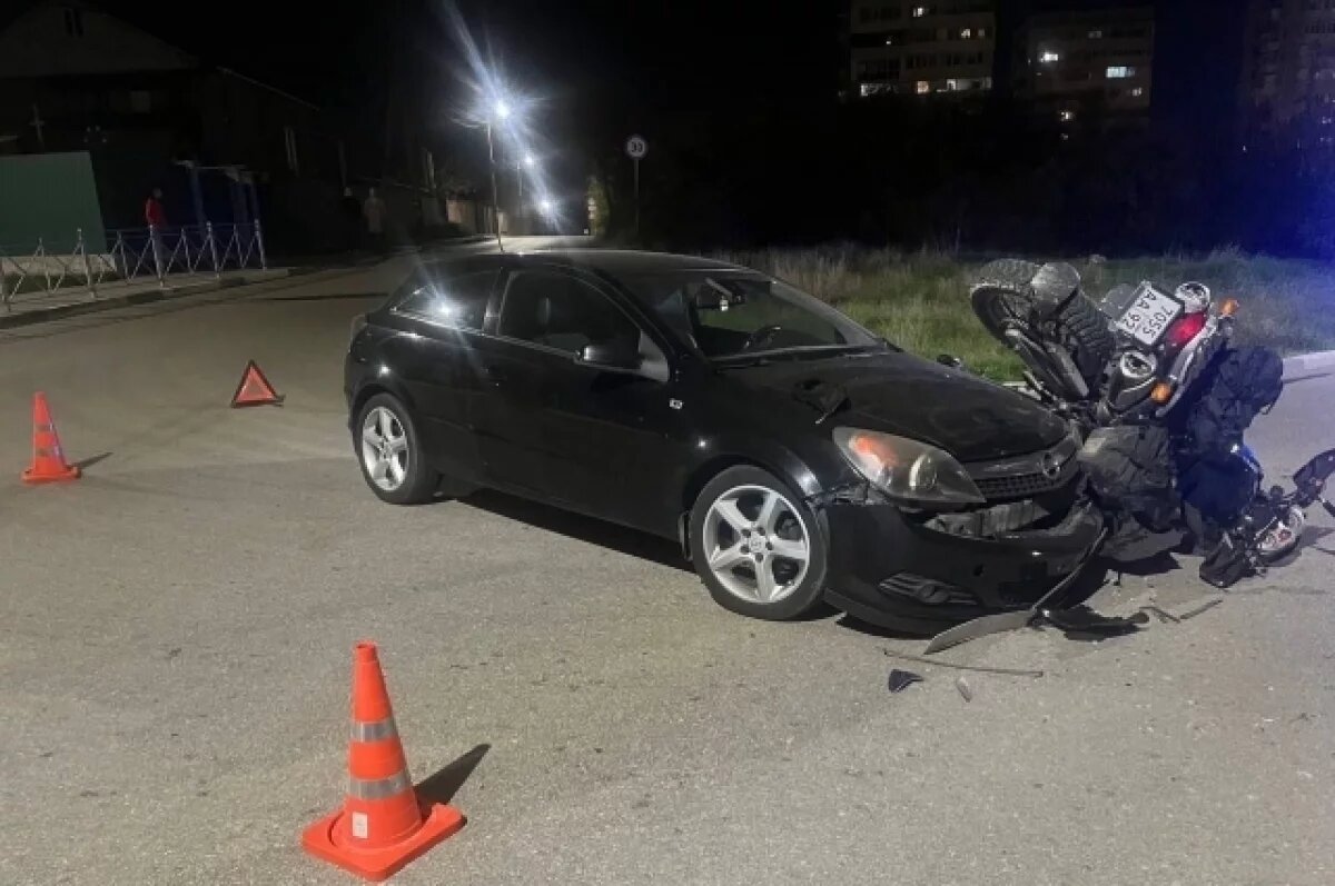    В Севастополе в аварии с участием легковушки и мотоцикла пострадал байкер