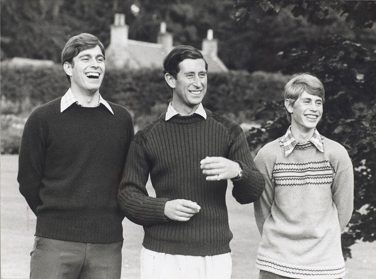 Принц Эндрю, принц Чарльз и принц Эдвард