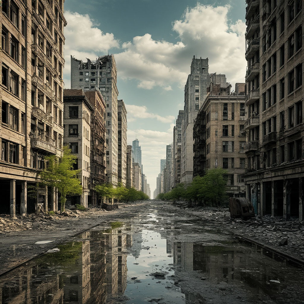 Безлюдные города и целые страны - перспектива через 50 лет.