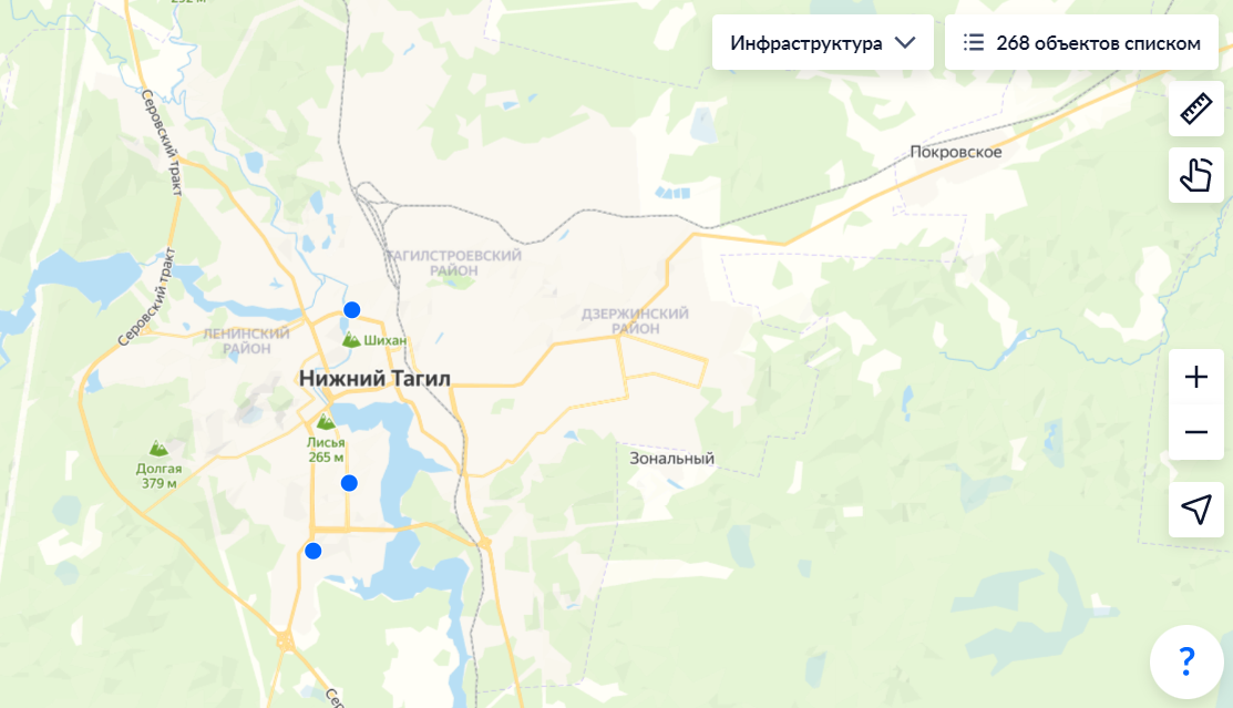 Нижний Тагил  на сайте Циан