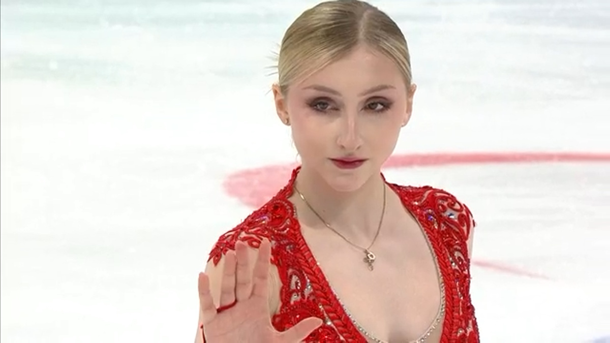    Софья Муравьева. Фото: стоп-кадр прямого эфира "Первого канала"