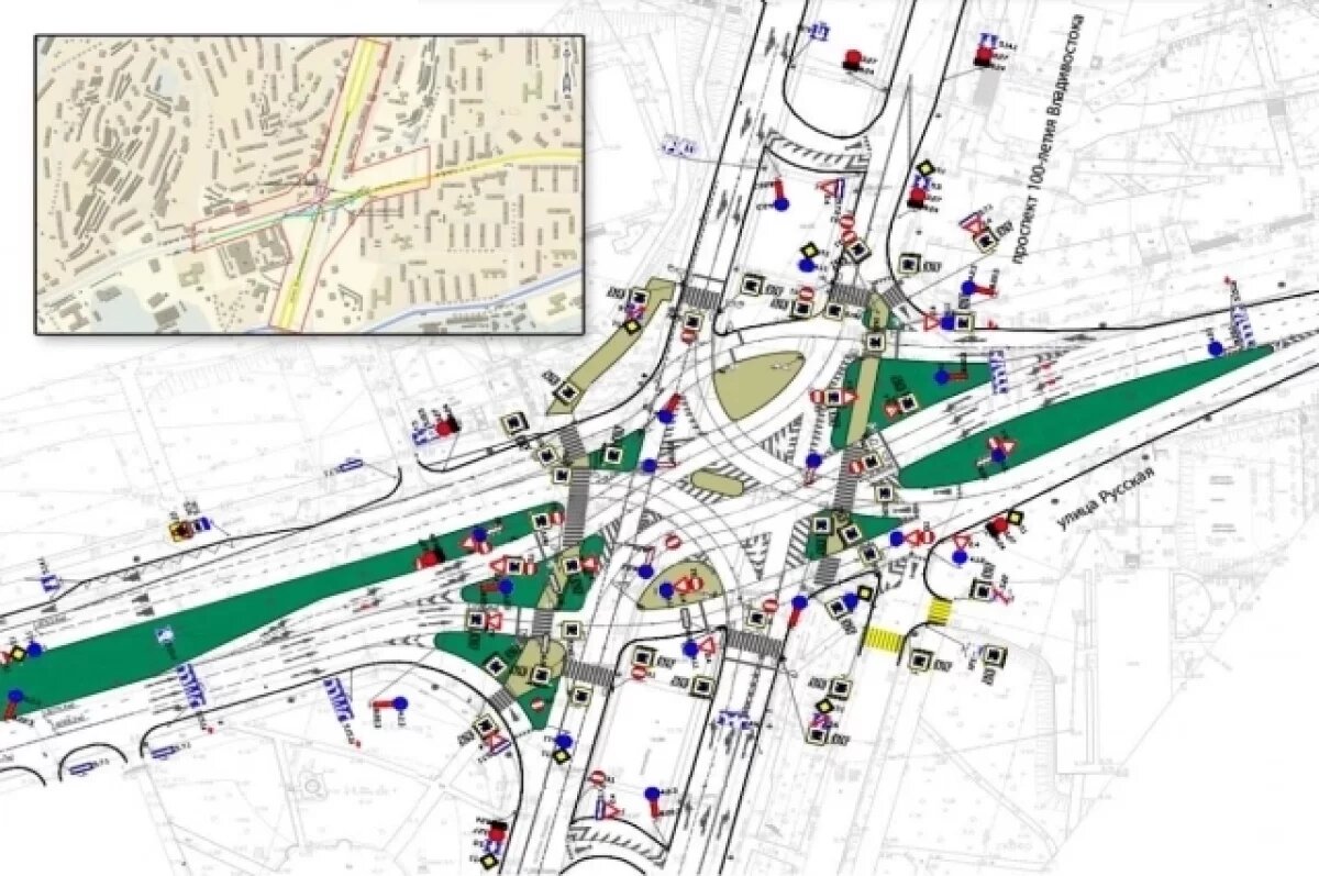    Новая схема движения на Русской: что ждет водителей с завтрашнего дня