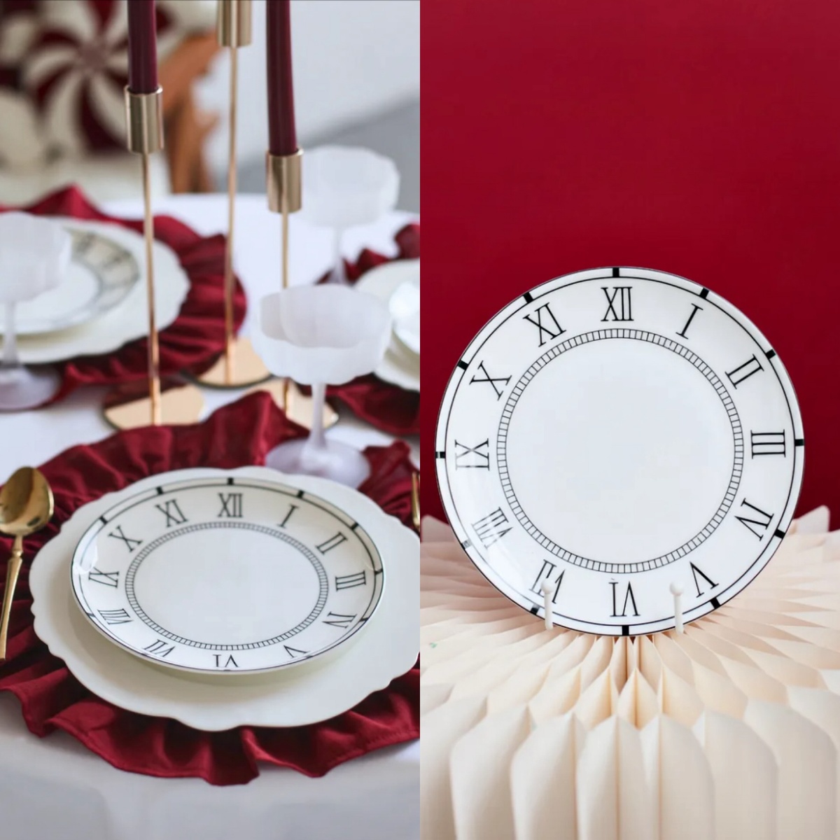 HOME Lovers Сервировочная тарелка плоская керамическая набор 2 шт