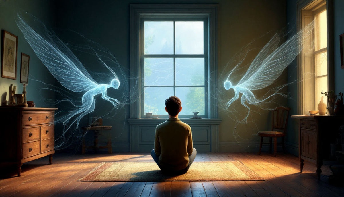 Книга "Сто вечеров с папой". «Вечер тридцать первый. Одиночество бывает разным: тихая гавань для самопознания и шторм тоски. Но даже в самой глубокой тьме мы не одни — мы часть огромного океана душ, и наш сигнал всегда может быть услышан».