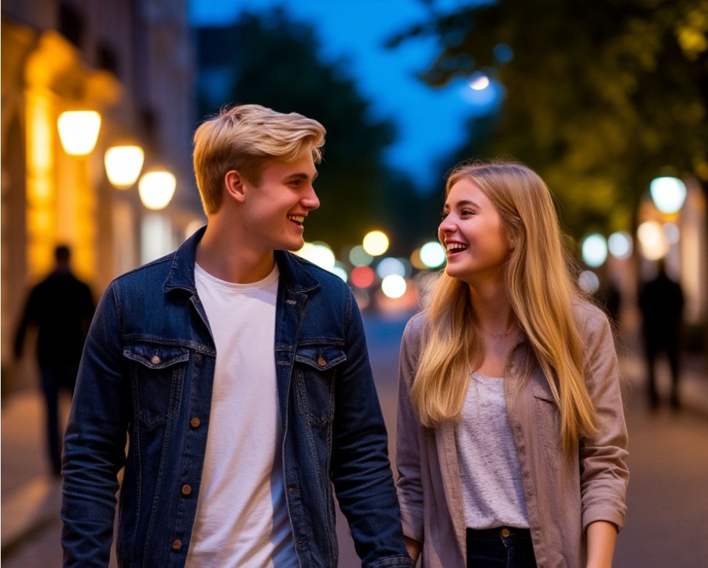 Саша провожает Таню