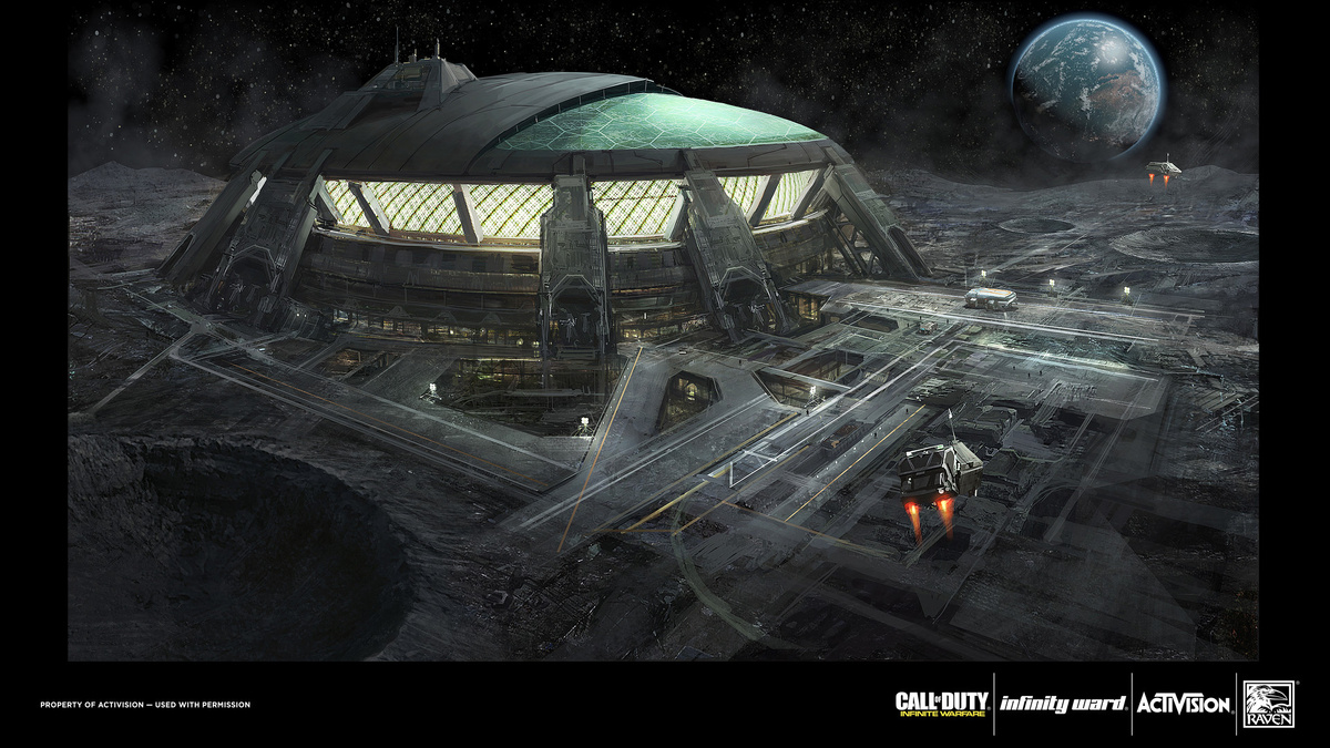 ArtStation - Lunar Colony Concept (artstation.com)