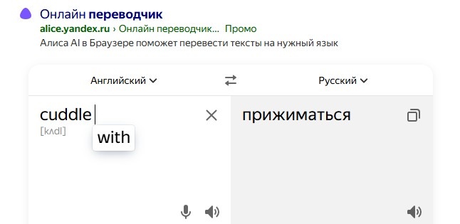 буквальный перевод /yandex.ru