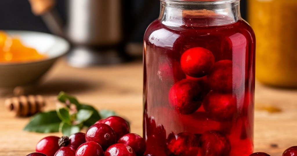 Клюква с перцем: Простая настойка, которая согреет холодной зимой.