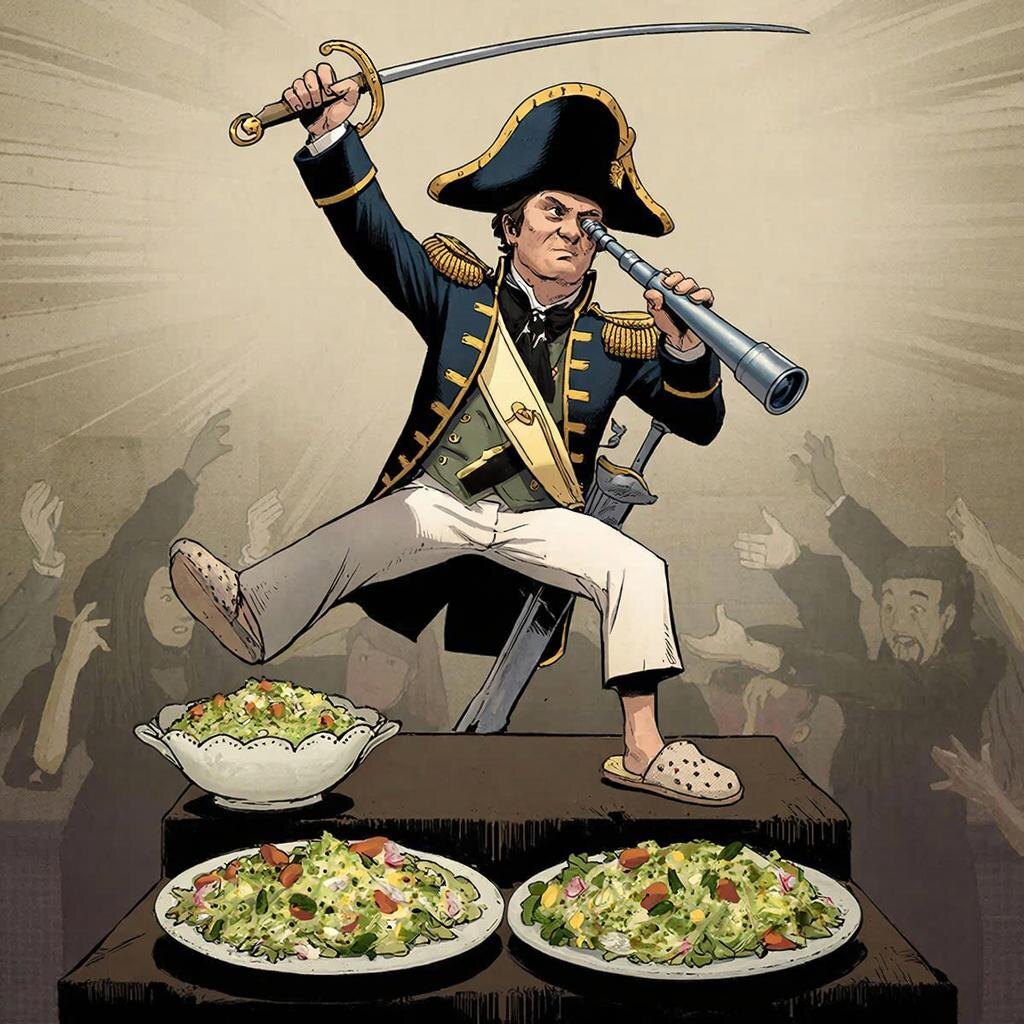 Вчера вы были богом Олимпа, титаном веселья, повелителем салатов оливье