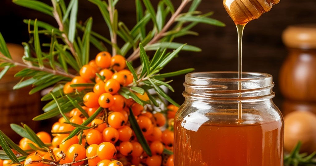 Облепиха и мед , от осенней хондры.