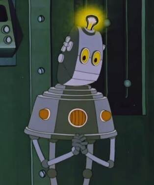 Робот с планеты Шелезяка из м/ф «Тайна третьей планеты»