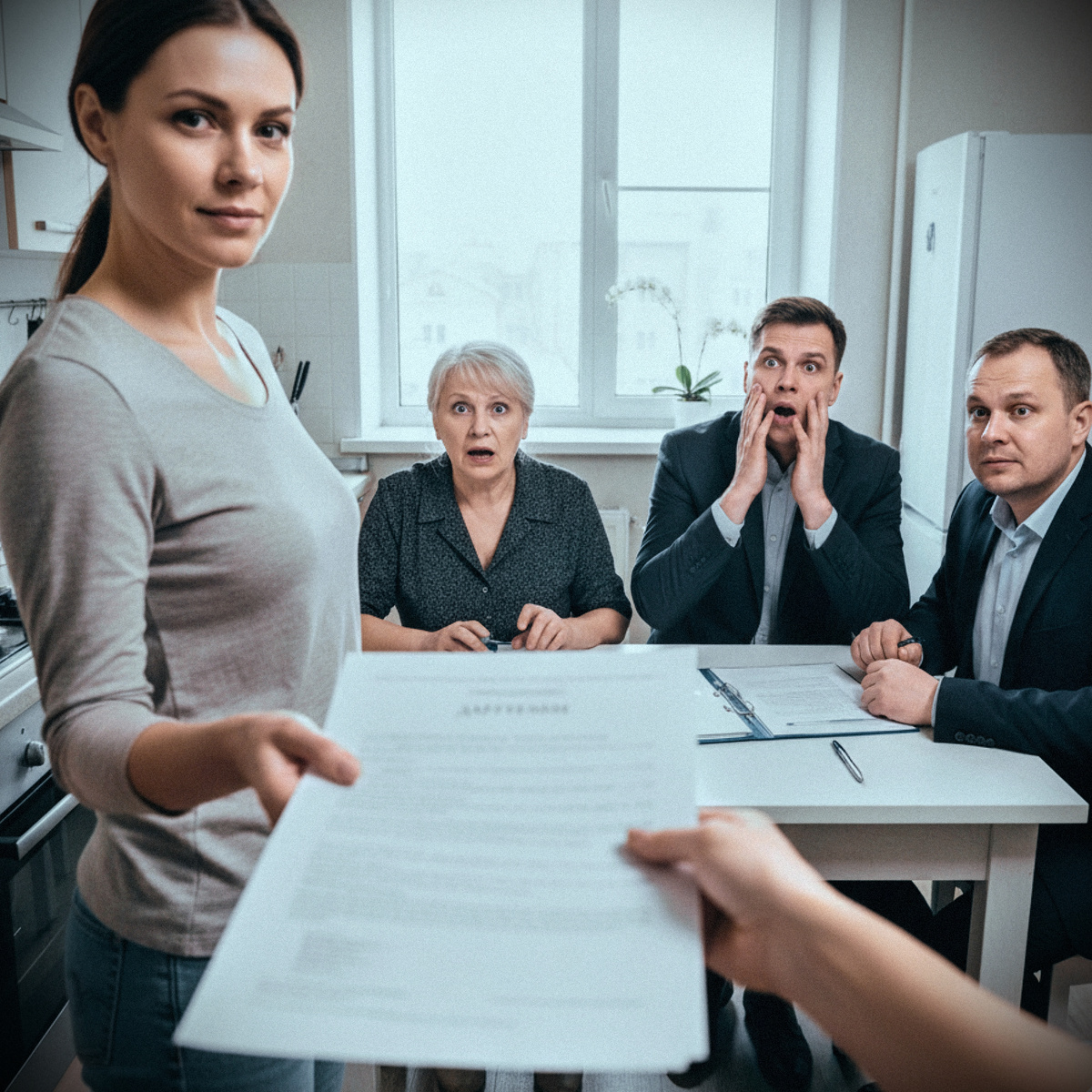 Свекровь привела в мой дом риелтора под видом сантехника. Они уже делили мои миллионы, когда я выложила на стол дарственную на маму. – Закроем мои долги её квартирой! – шептался муж со свекровью по ночам. Но утром они узнали, что продавать больше нечего