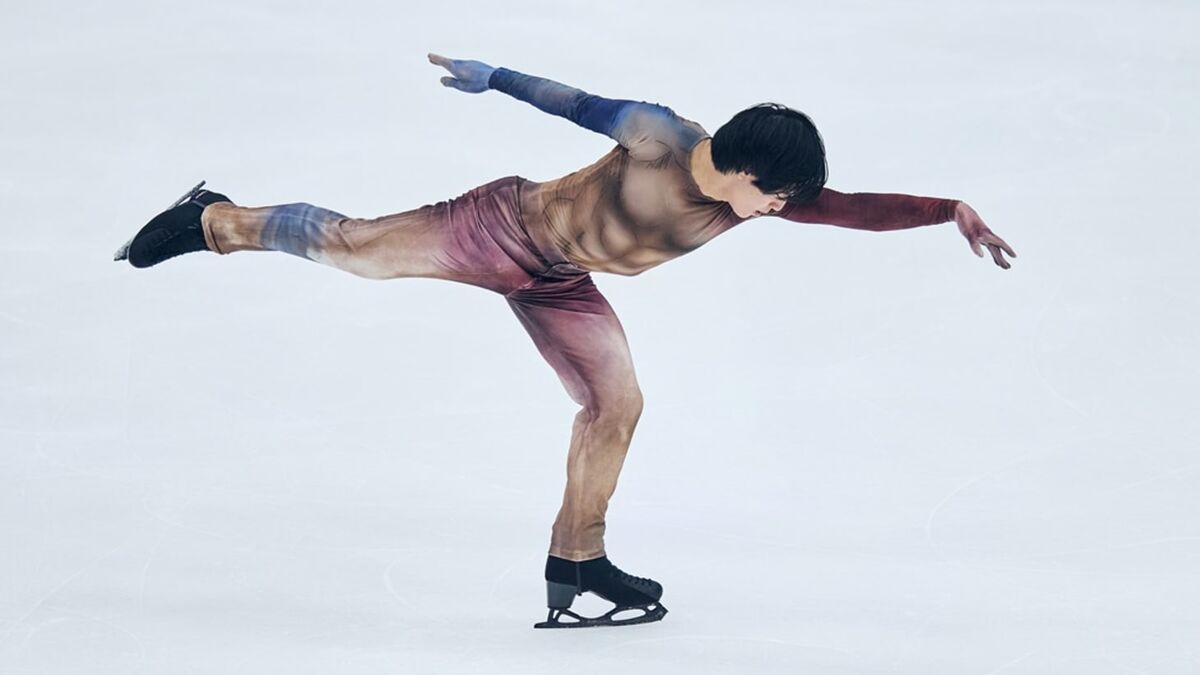 Фото: 2025 ISU
«Витрувианский человек» Адама Сяо Хим Фа завораживает публику в этом сезоне
