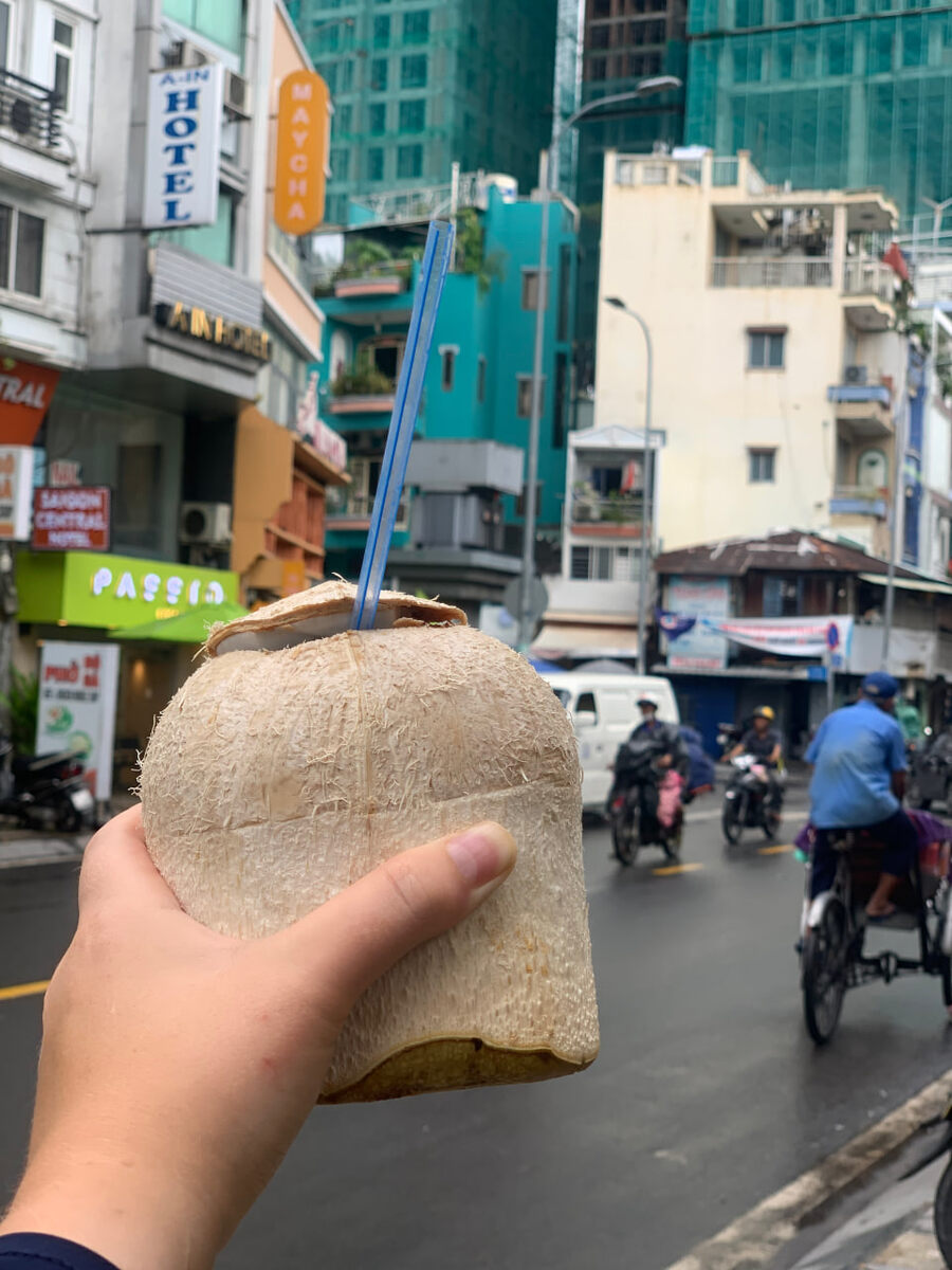 Это могла бы быть приятная прогулка по Хошимину, если бы не вездесущее дорожное безумие