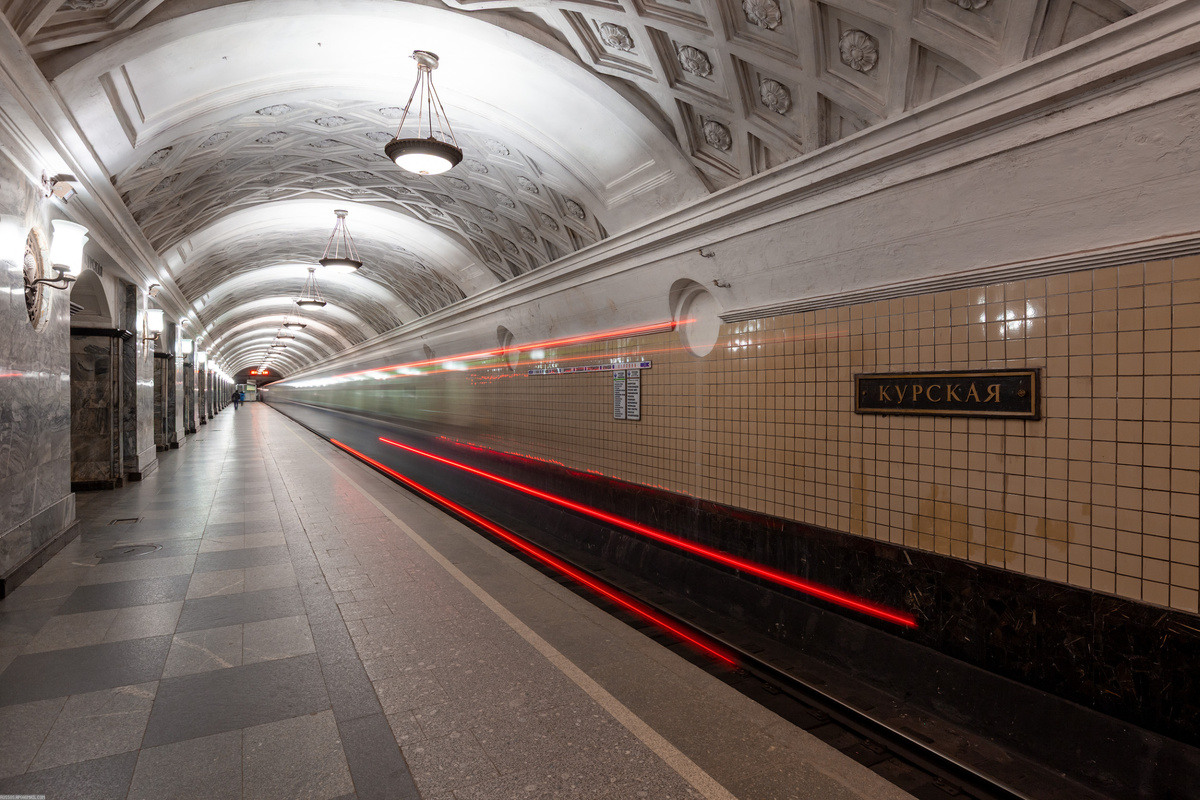 Станция «Курская» Арбатско-Покровской линии.