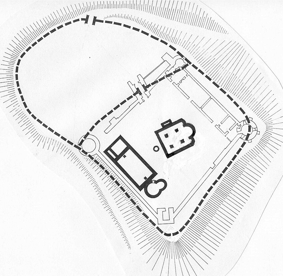 План Перемышльского кремля с окольным городом.
