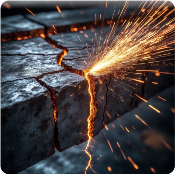 Активные трещины, которые стремительно расширяются, самые опасные дефекты.