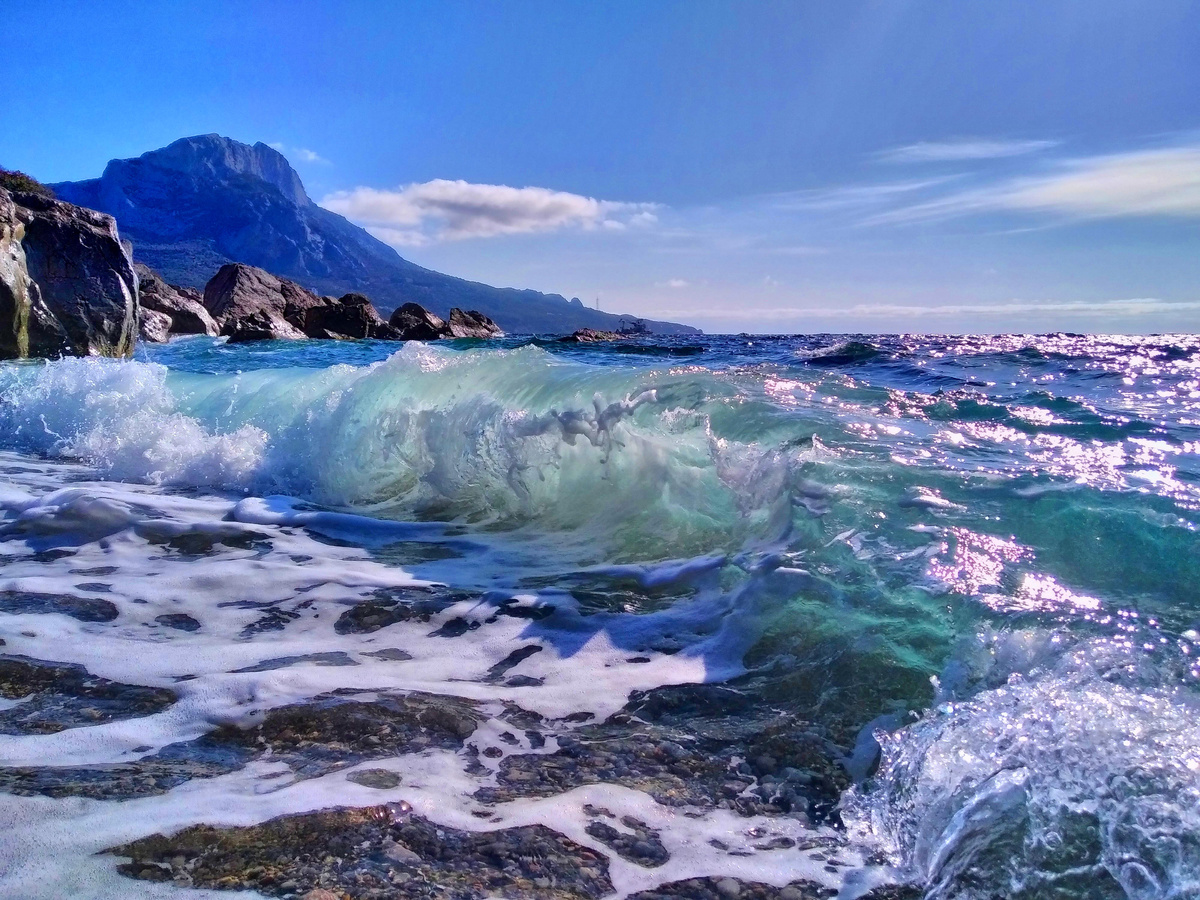 Пляж "Таврический" в Батилимане, Крым