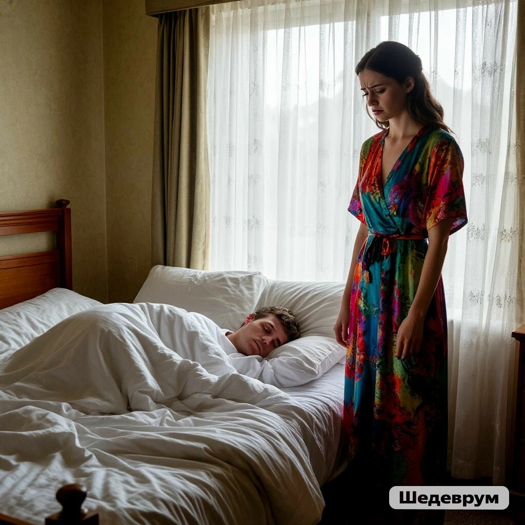 она мысленно прощалась