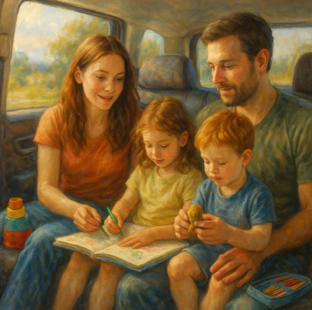 Игры и развлечения для детей в долгой дороге 