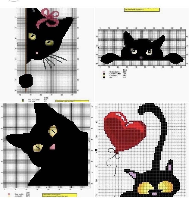 1. Жаккард «Котики»