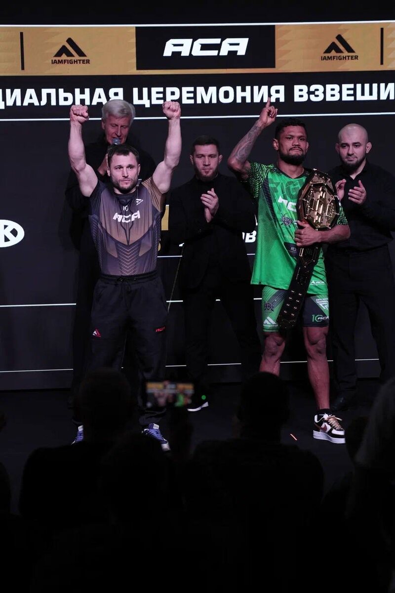 Олег Борисов и Жозиель Силва.