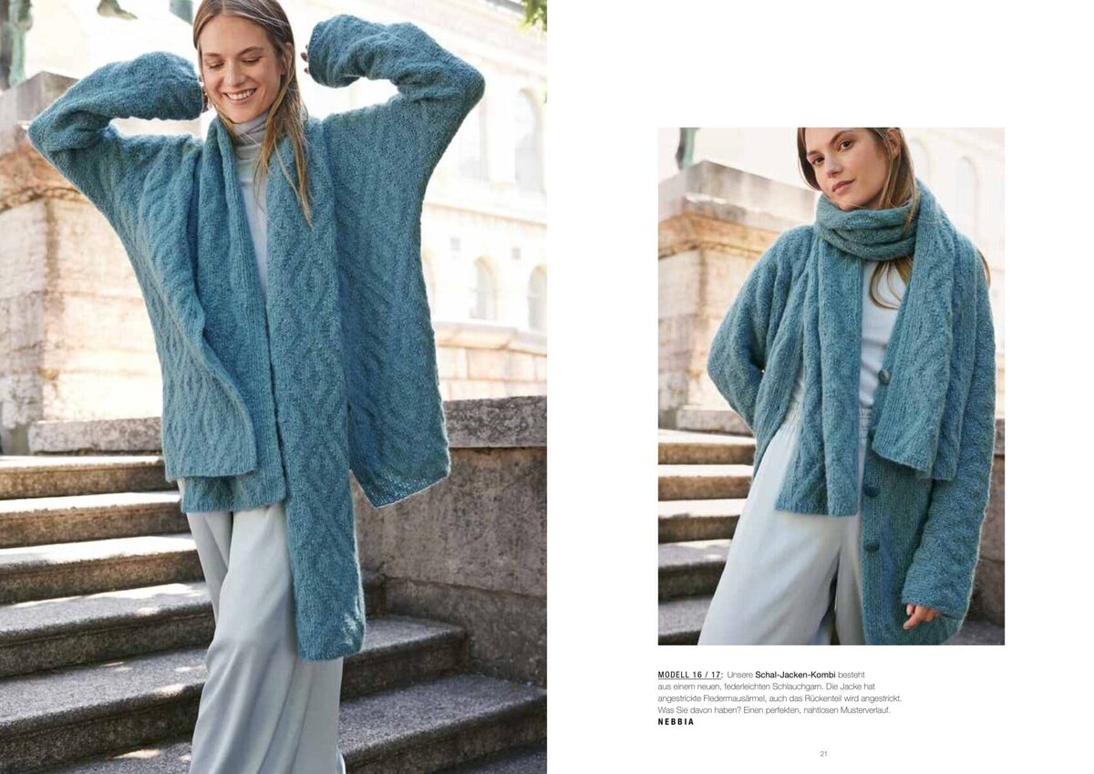 Разворот журнала Lana Grossa Filaty 70/2025