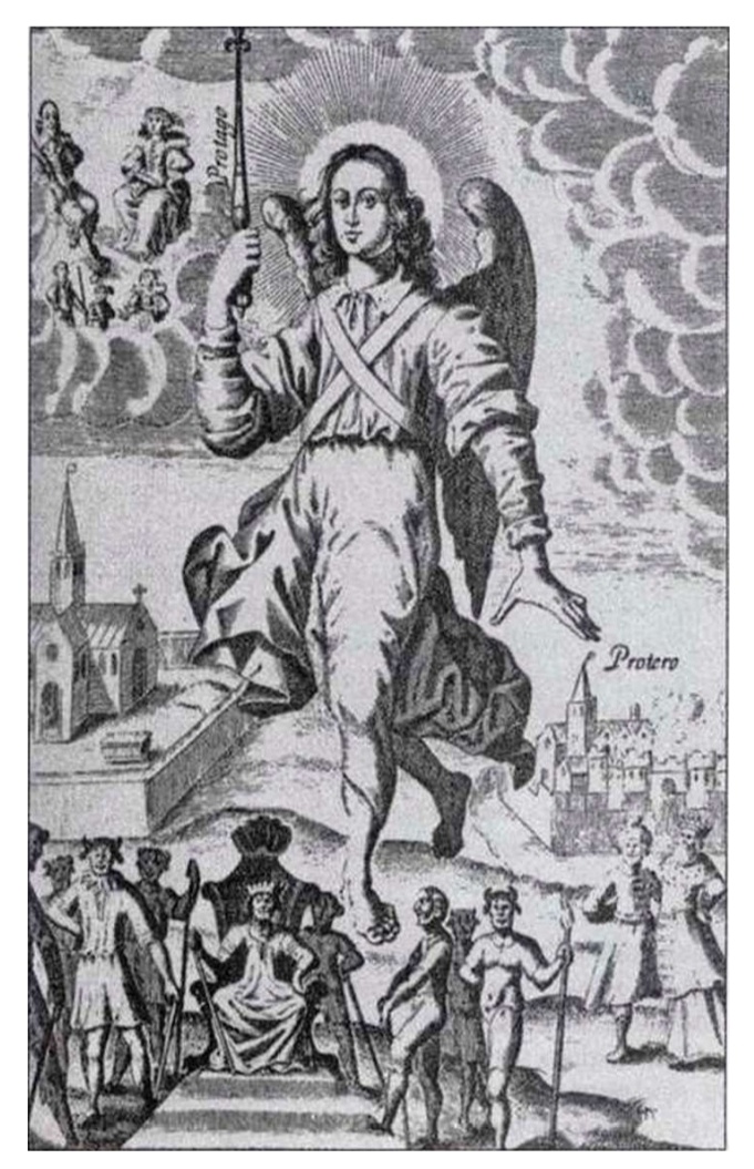 Княжение (из Иерархии благословенных ангелов Томаса Хейвуда, 1635)